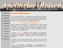 Tablet Screenshot of apelmeier-reisen.de
